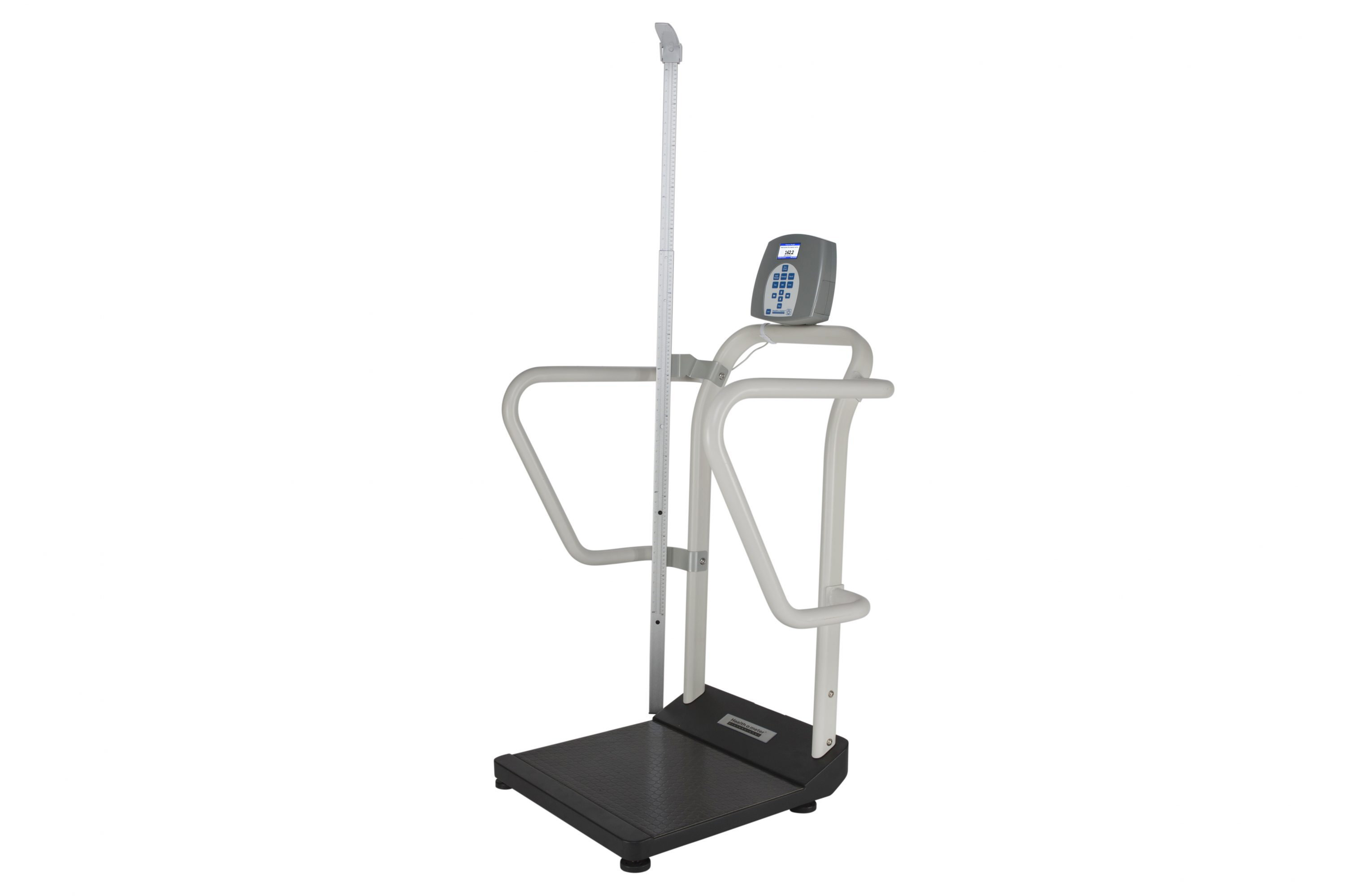 Health o meter Professional 1100KL-BT-EHR Digital Platform Scale with Extra  Wide Handrails, Digital Height Rod & Wireless Technology, 1000 lb Capacity,  ADPT30 Sold as ea