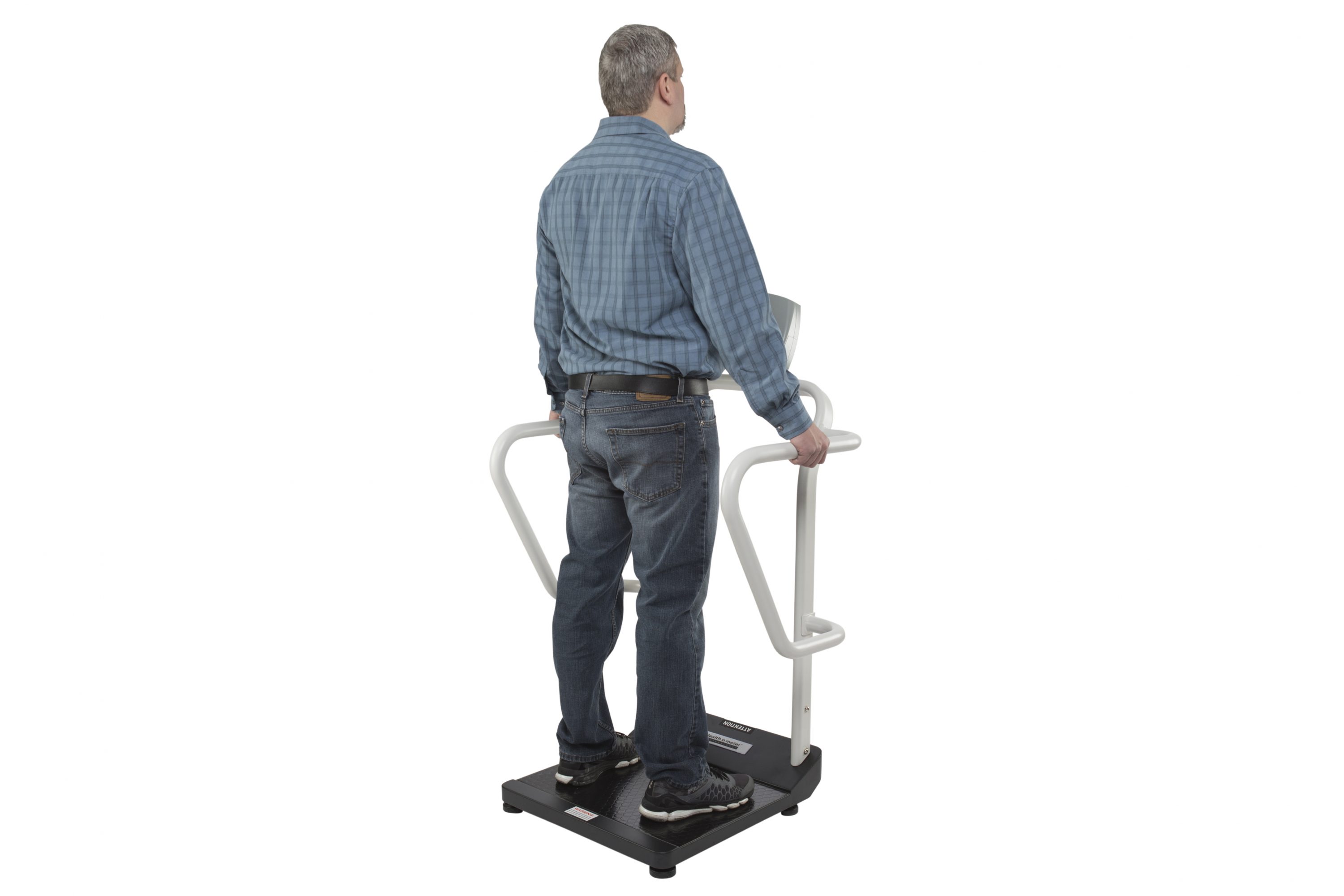 Digital Platform Scale with Extra Wide Handrails
