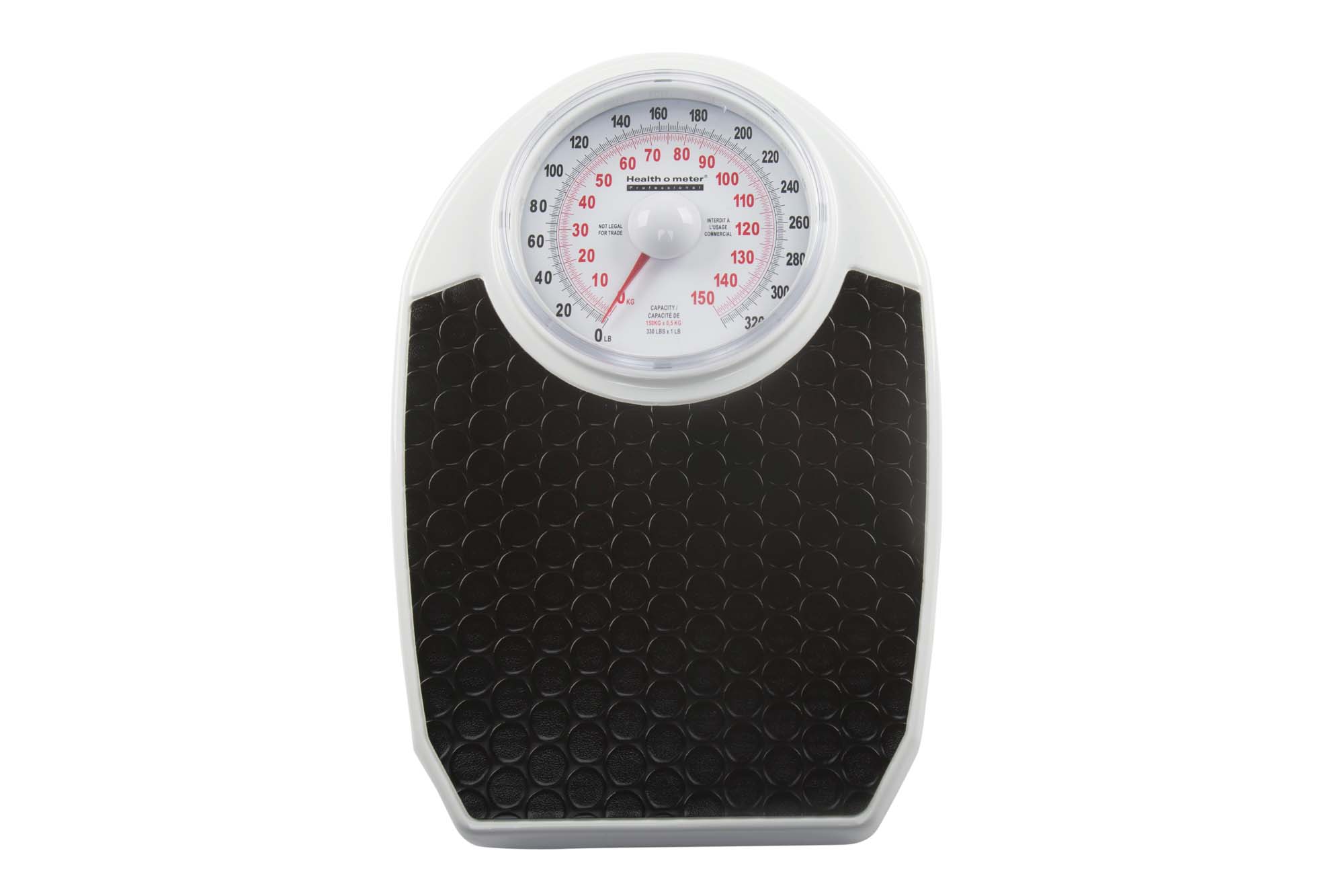 Health O Meter Compact Dial Bathroom Scale, White 