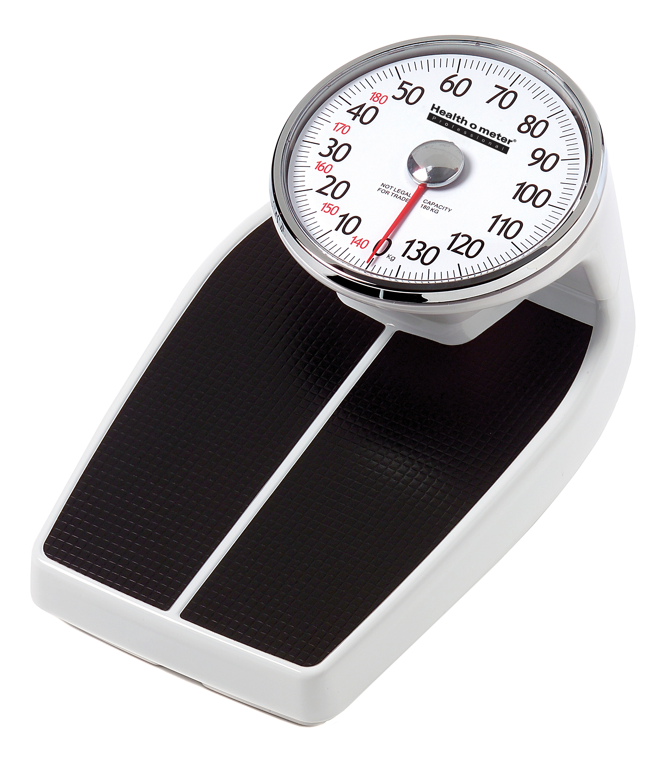 Health O Meter Antimicrobial Dial Bathroom Scale, Black