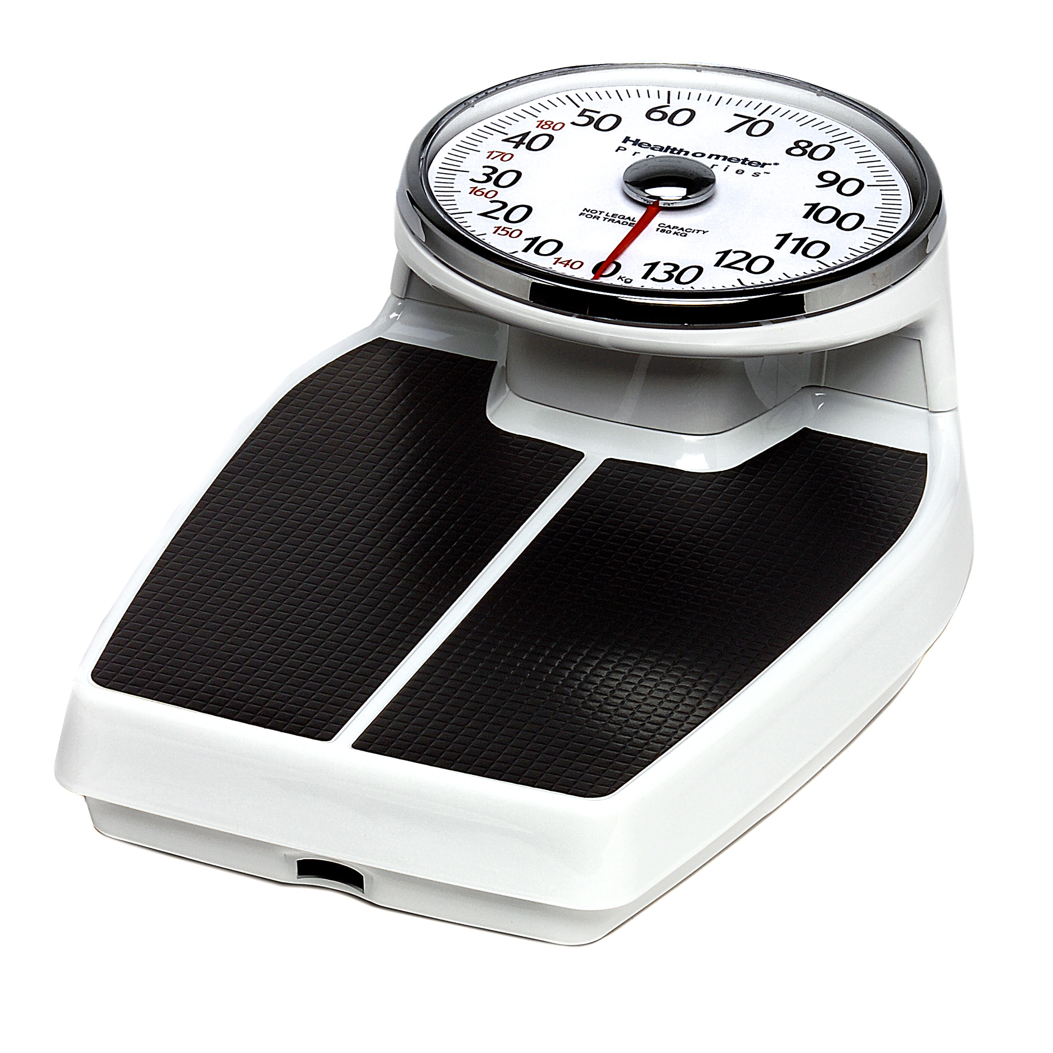 Health O Meter Floor Scale 330 x 1 Pound/150 x 0.5 Kilogram 11-1/2 x 10-3/4  Plat. W/ 6-1/2 Dial