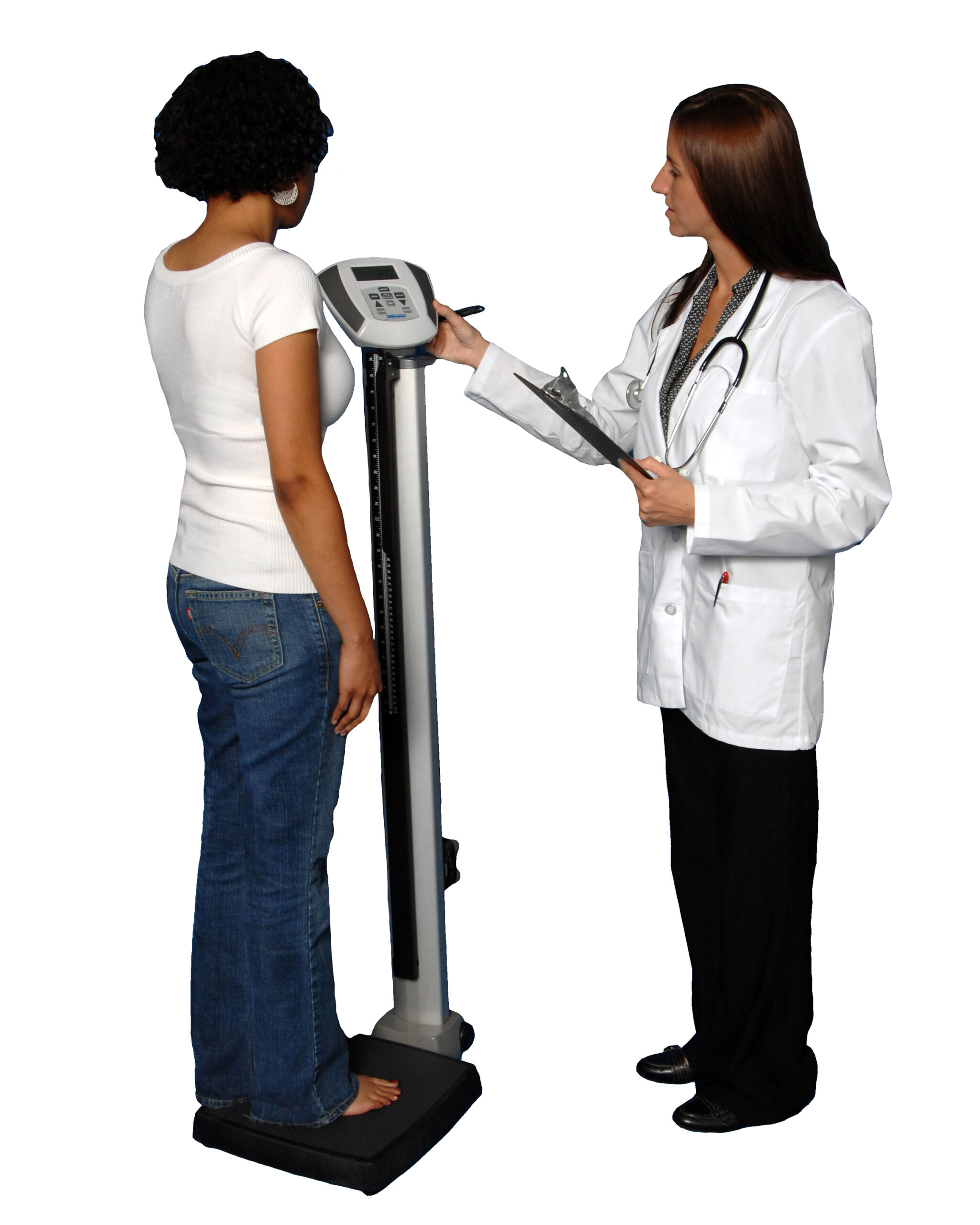 Health o meter® Digital Waist-High Stand On Scales